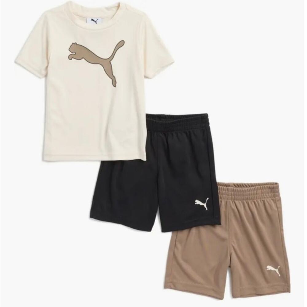 Logo T-Shirt & Shorts Set PUMA Baby 18m